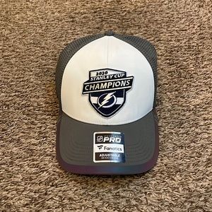 Tampa Bay Lightning 2020 Stanley Cup Champions Adjustable Cap